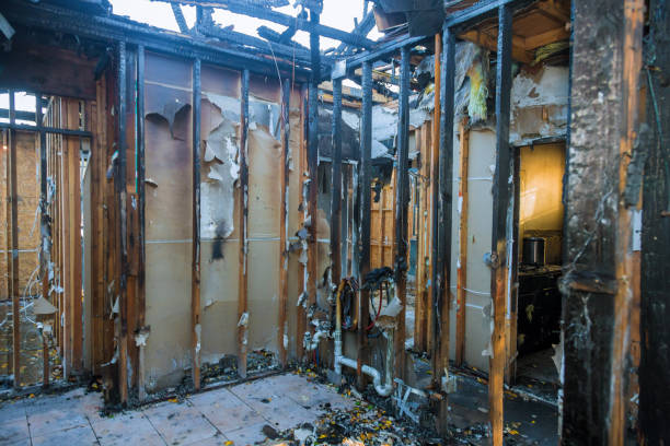 Professional Fire Damage Removal technician working in Boron, CA